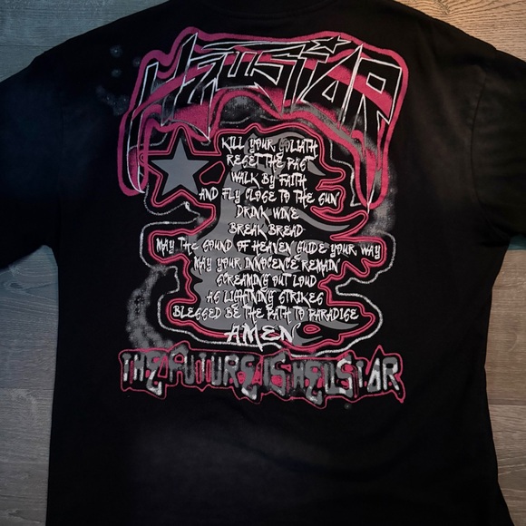 Helstar Black Graphic T-Shirt - Picture 4 of 7